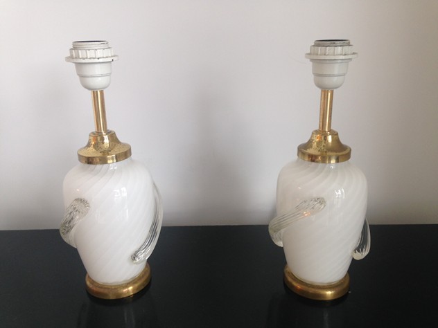 A pair of Murano glass and brass table lamps-august-interiors-murano small4_main.JPG